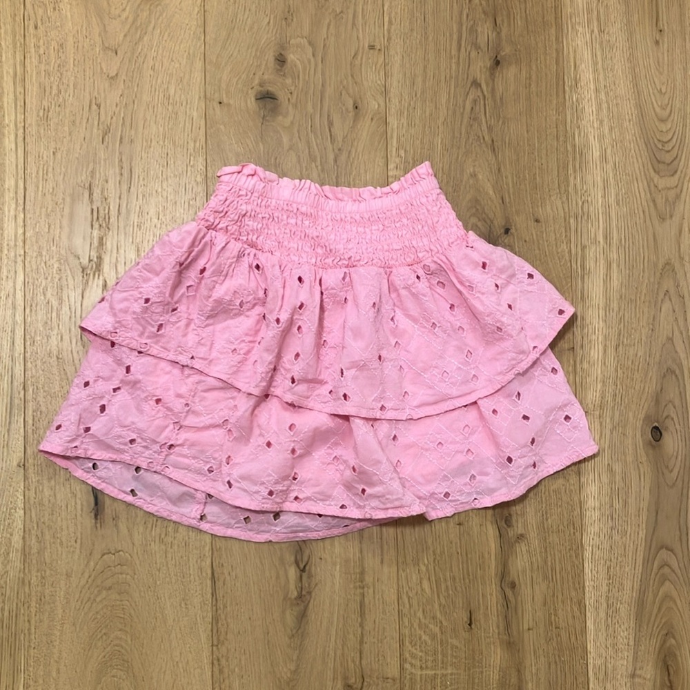 Abercrombie Kids Pink Layered Mini Skirt